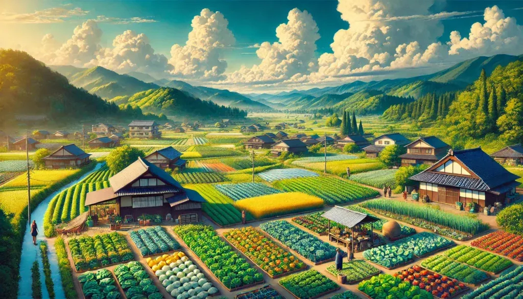 Agriculture in Japan; explore the inaka