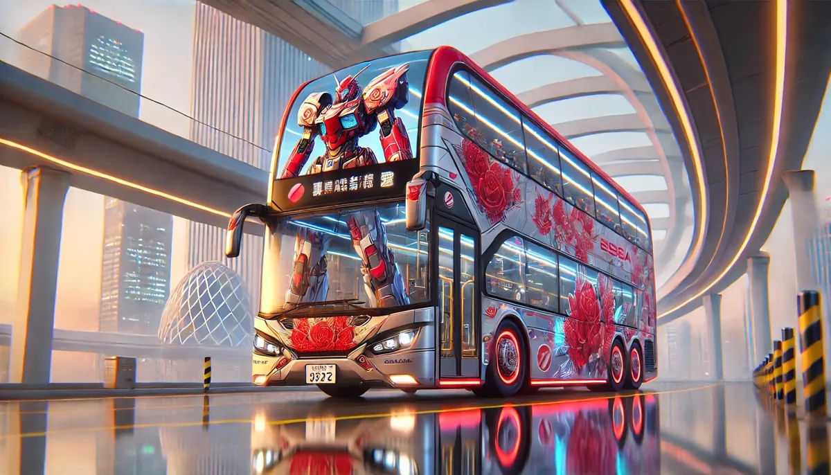 Ride the Gundam Bus – A Moving Feast for Anime Fans