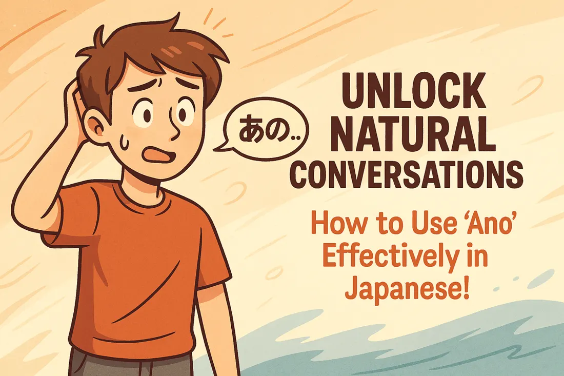 Ano Meaning Japanese: Master This Essential Filler Word
