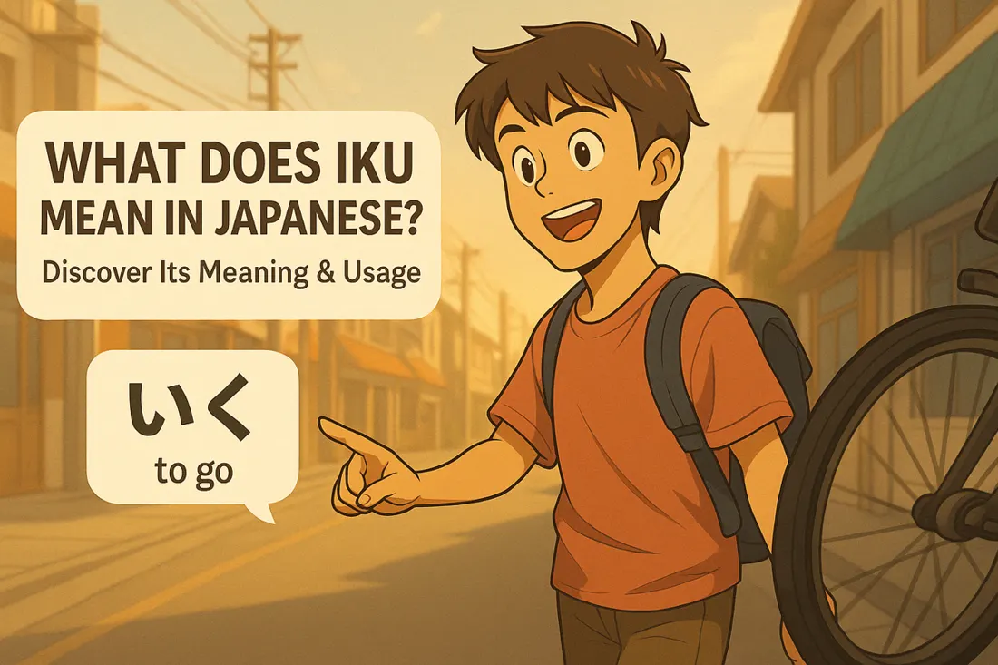 What Does Iku Mean in Japanese? Explained Simply