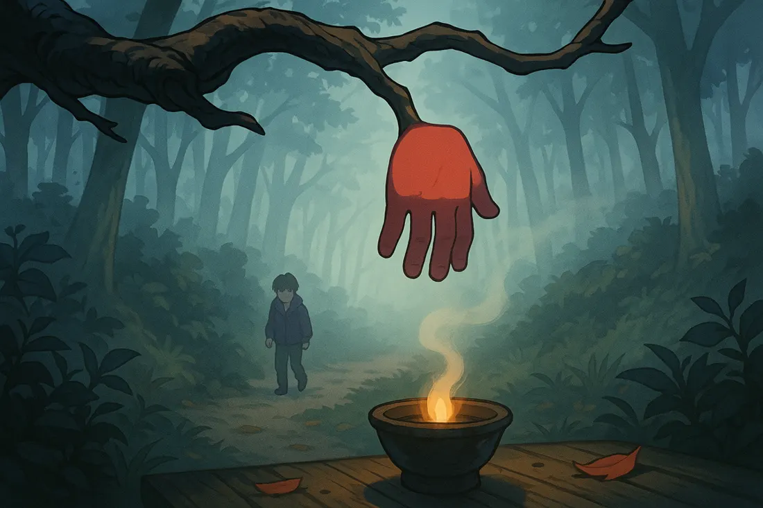 Akateko: Japan’s Creepy Red Hand Yokai